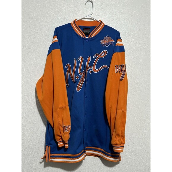 FUBU Other - Vintage FUBU City Series Collection NYC METS KNICKS Long Sleeve Stitched Jersey